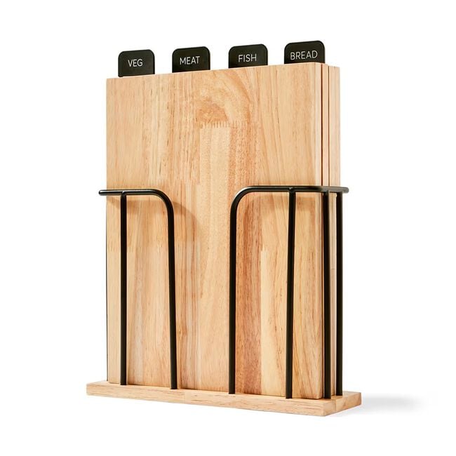 Storage Master Chopping Board Set with Holder