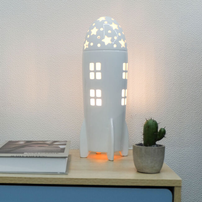 Rocket Ship Table Lamp
