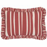 FURN CARMON STRIPE LINEN/RED 40x60 Cushion