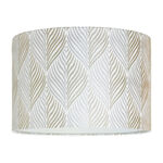 Metallic Feather Light Shade