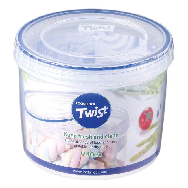 Lock & Lock Twist Round Container 940ml