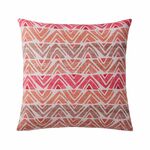 Indoor Outdoor Zig Rust Cushion