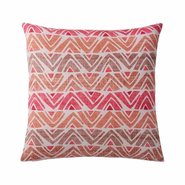 Indoor Outdoor Zig Rust Cushion