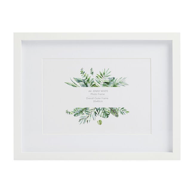 A4 JENNY WHITE Photo Frame