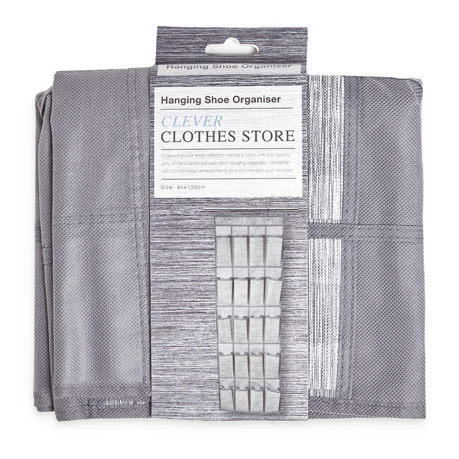 Clever Clothes Hanging Shoe Organiser
