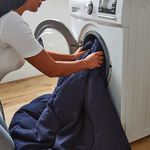 COVERLESS WAFFLE NAVY SINGLE 10.5TOG Duvet