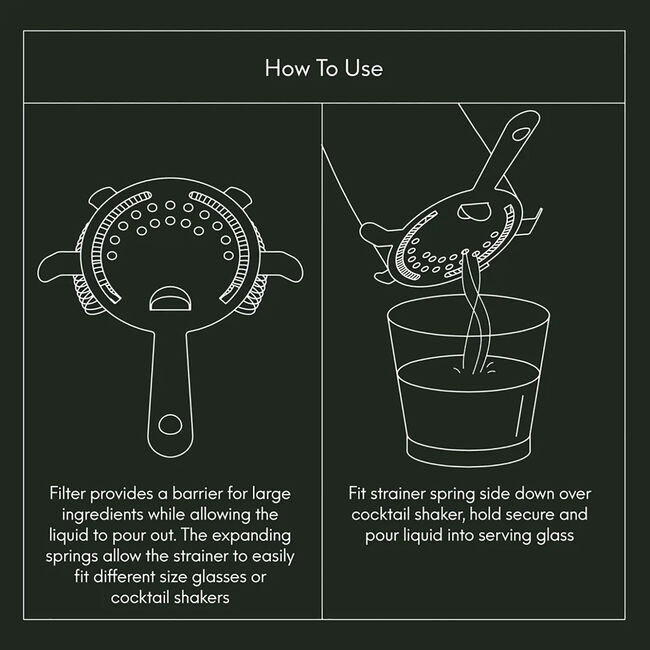 Viners Barware Cocktail Strainer