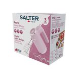 SALTER RETRO PINK Hand Mixer