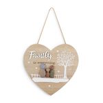 Family Wooden Heart Wall Plaque