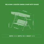 Relaxing 3 Seater Swing Chair