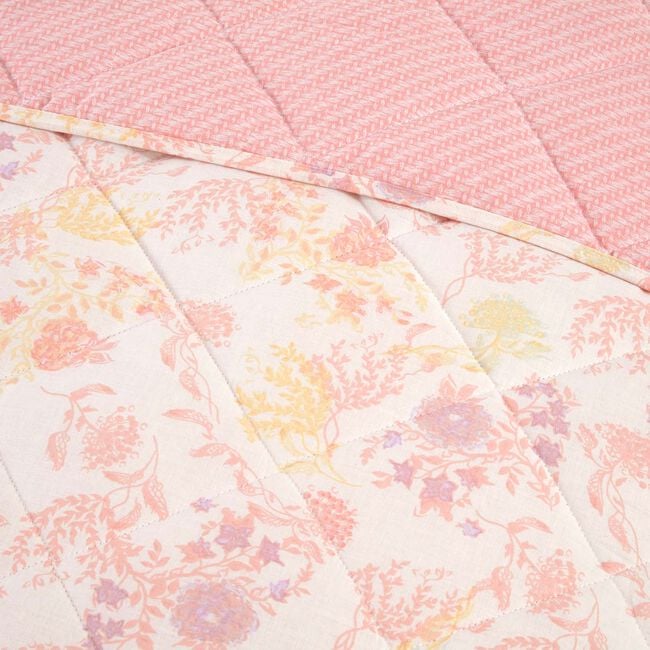 Poppie Bedspread 200cm x 220cm - Pink