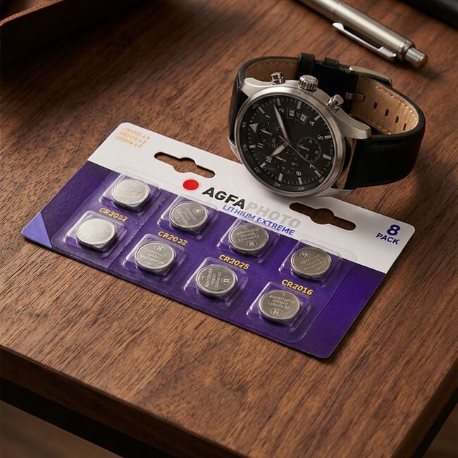 AgfaPhoto Lithium Extreme 8 Battery Pack Coin Cell