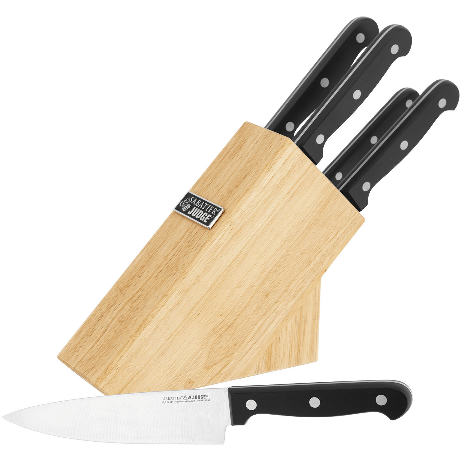 Judge Sabatier 5 Knife Set with Block Home Store + More