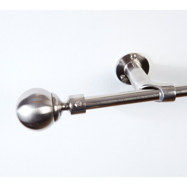 ROOM DARKENING EXTENDABLE BALL 120-210cm Nickel