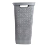 57L Grey Laundry Hamper