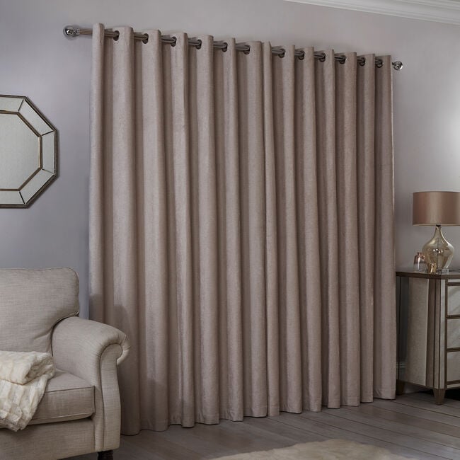 BLACKOUT & THERMAL TEXTURED NATURAL 132x90 Curtain