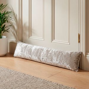 Velvet Crush Draught Excluder Mocha 22 x 90cm