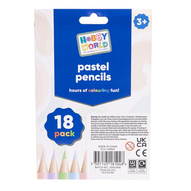 20 Pack Metallic / Neon / Glitter Pencils Assorted