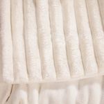 RUANE CORD VELVET WHITE 150x200cm Throw
