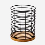 Storage Master Black Utensil Holder