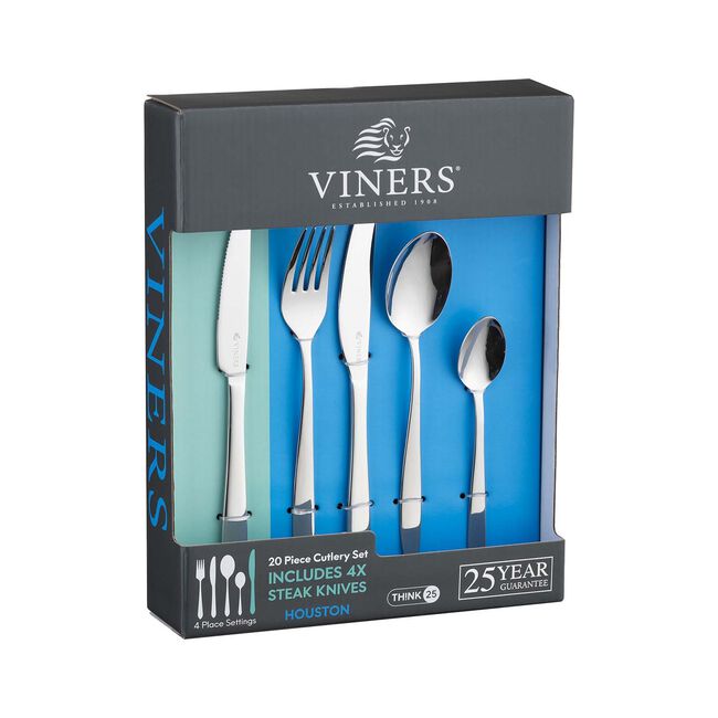 Viners Houston 20 Piece Cutlery Set