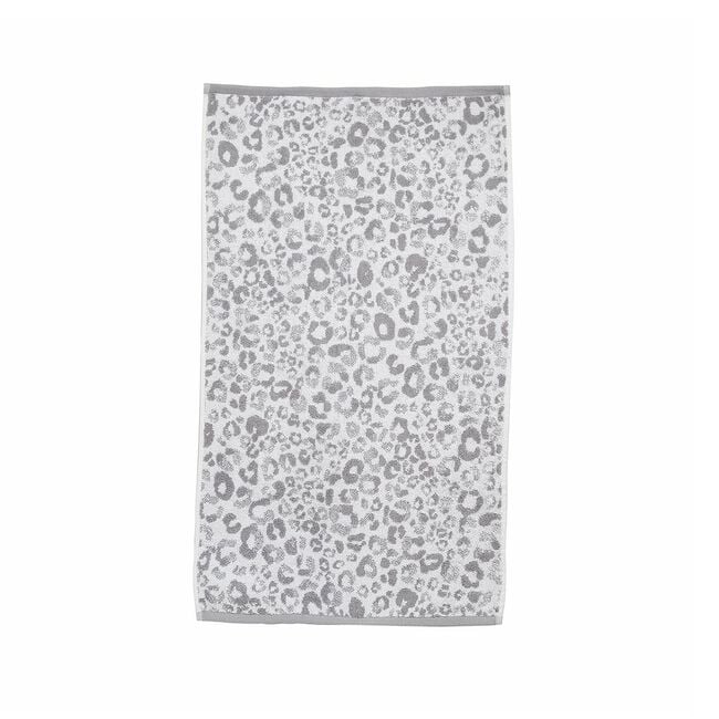 FUSION ANIMAL PRINT GREY 90x150cm Bath Sheet