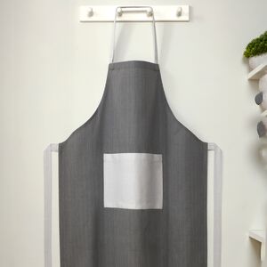 Pinstripe Charcoal Apron