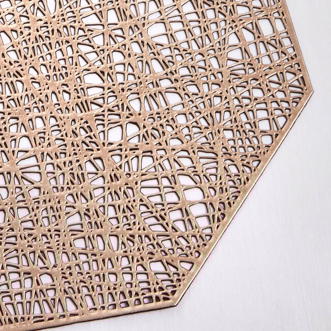 Hexagon Placemat - Gold