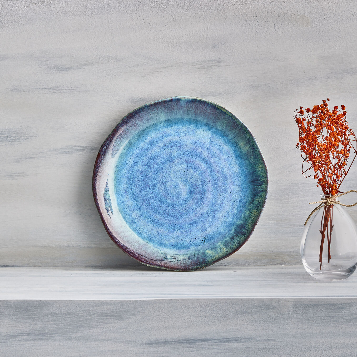 Blue side plates store