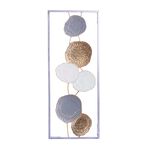 Circular Motion Metal Wall Art 20.3cm x 50.2cm
