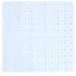 ANTI BACTERIAL WHITE  53x53cm Shower Mat