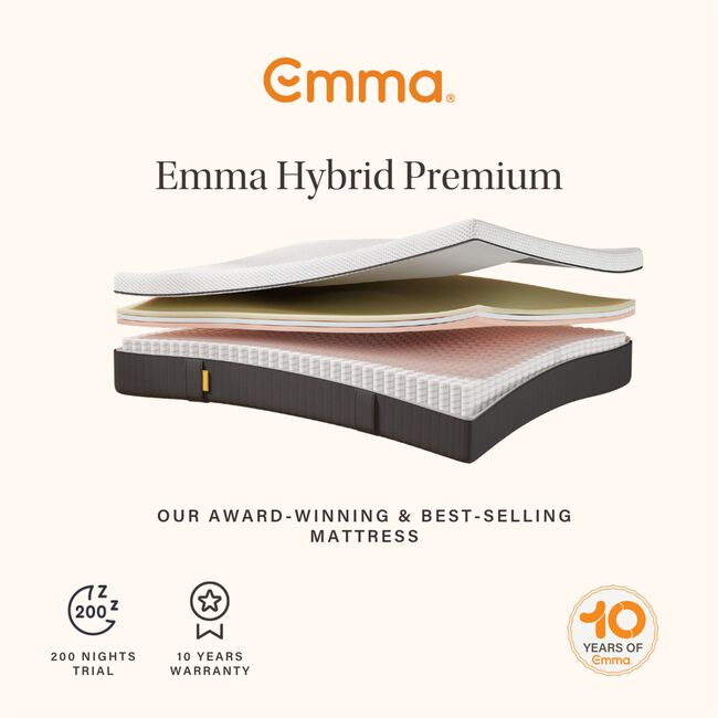 EMMA Hybrid Premium Mattress - Single