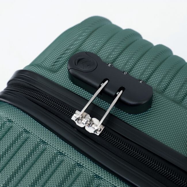 LARGE Lightweight Hardshell Luggage - Forest Green