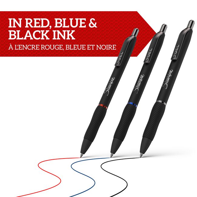 Sharpie Coloured Gel Pen 0.7mm - 3 PK