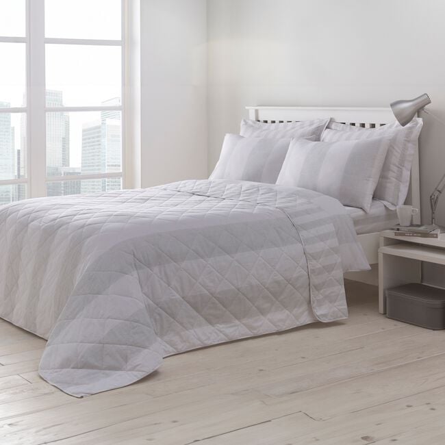 Gibson Bedspread 200cm x 220cm - Grey