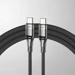 Budi Black Type C 1.5m Charging Cable 