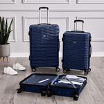 MEDIUM Lightweight Hardshell Luggage - Navy Blue