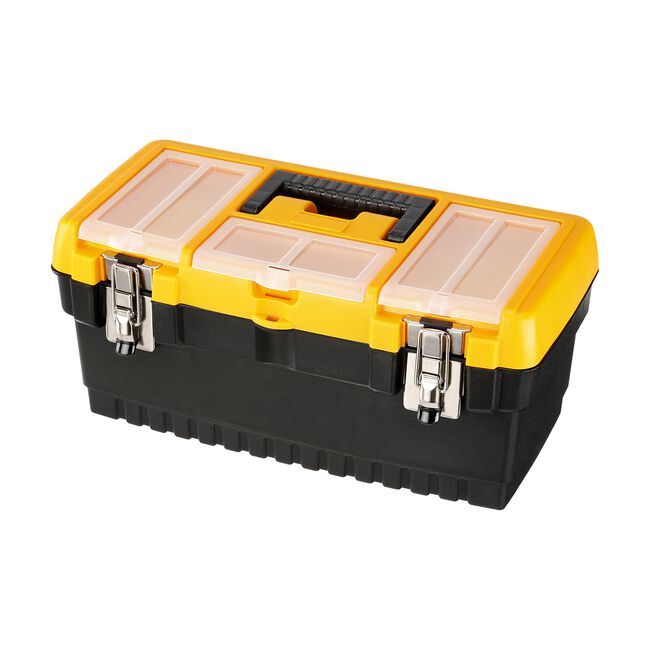 Proplus Plastic Tool Box With Steel Latches