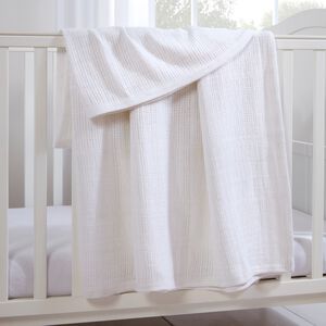 CLAIR DE LUNE LARGE WHITE Cellular Blanket 