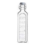 KILNER SQUARE WIDE MOUTH 1L Cliptop Bottle 