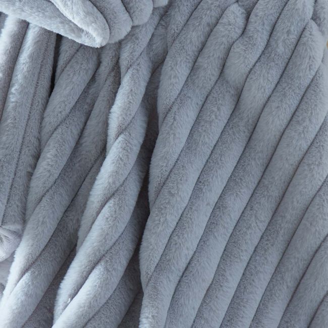 MORRITZ GREY 130x180CM Throw