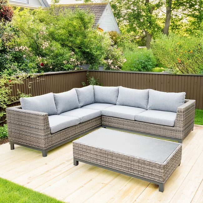 Rimini Premium Rattan Corner Sofa Set