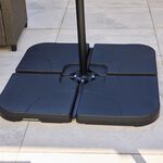 Cantilever Parasol Base Quarter Piece