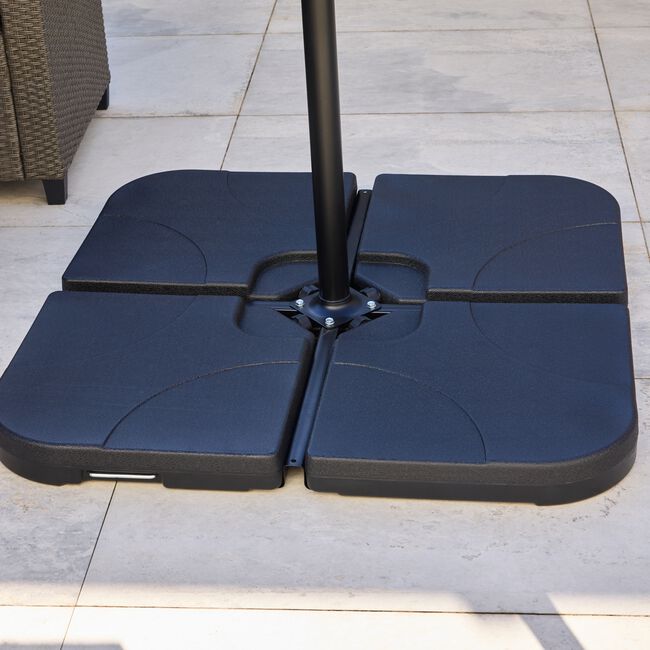 Cantilever Parasol Base Quarter Piece