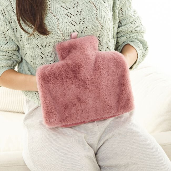 Fur Hand Warmer Hot Water Bottle 