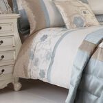 SUPER KING  DUVET COVER Alicia Duck Egg