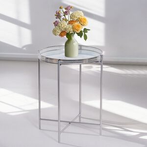 Forma Metal Silver Side Table