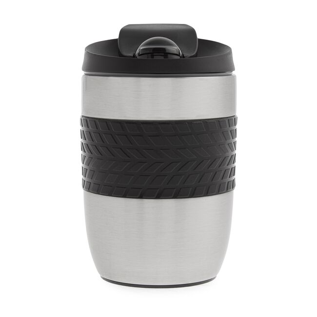BODYGO SILVER 260ml Travel Mug with Suction Bottom