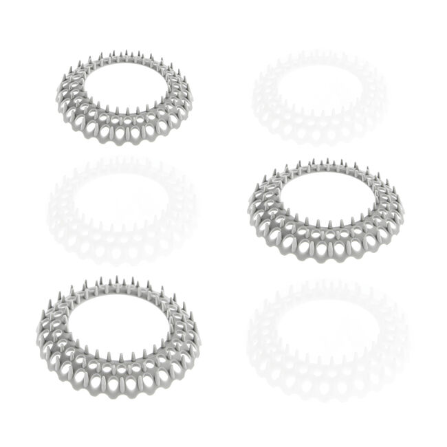 Vanity Sink Plug Hair Catcher 6 Pack