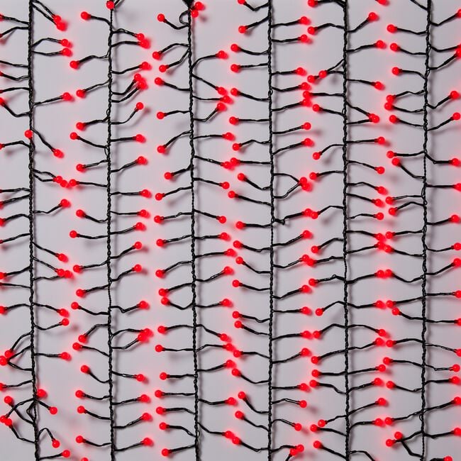 500 Red Berry Cluster Lights